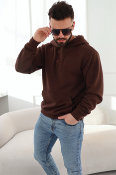 Bluza męska BG Ozzy | gorzka czekolada