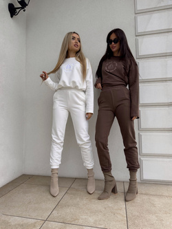 Komplet LOUIS - czekoladowy