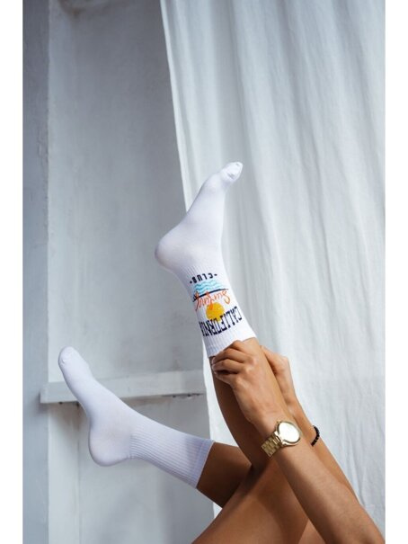 Skarpetki damskie California 0200.014, Kolor Biały, Rozmiar 37-41