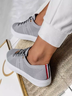 Damskie trampki szare JHY262-26