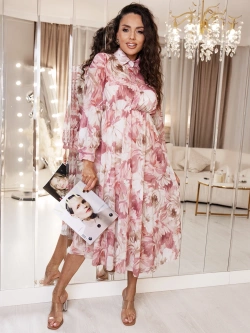 Koszulowa sukienka midi Lumia