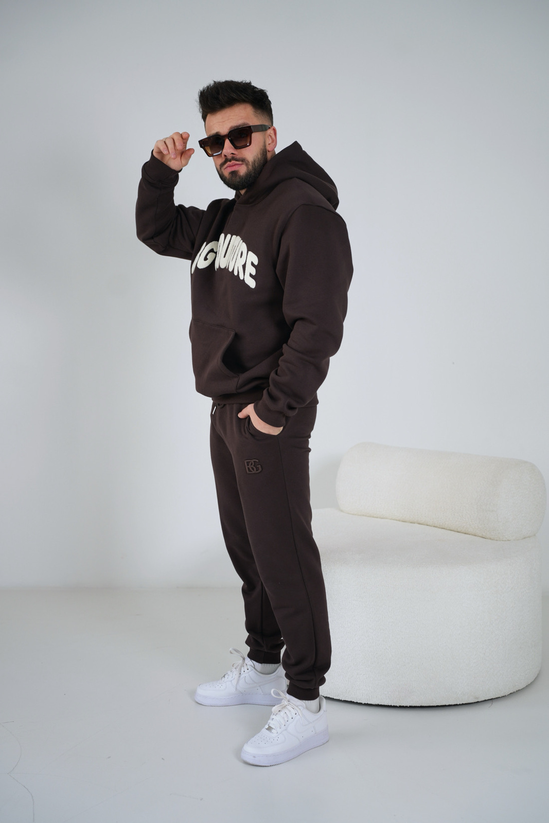 Bluza męska BG Tokio | gorzka czekolada