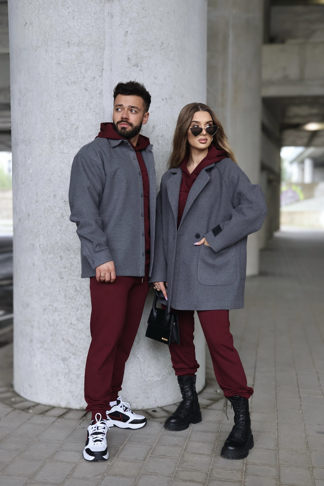 Koszula męska BG Coat | grafit