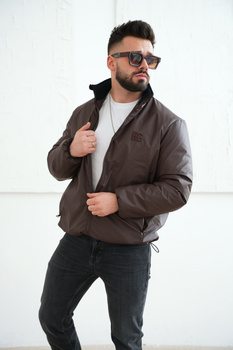 Kurtka męska BG Water | gorzka czekolada