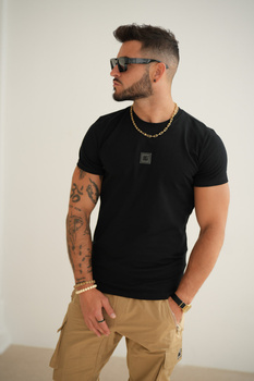 T-SHIRT MĘSKI BG SMART | CZARNY