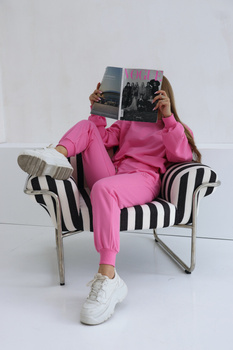 Spodnie damskie BG Brand | róż barbie