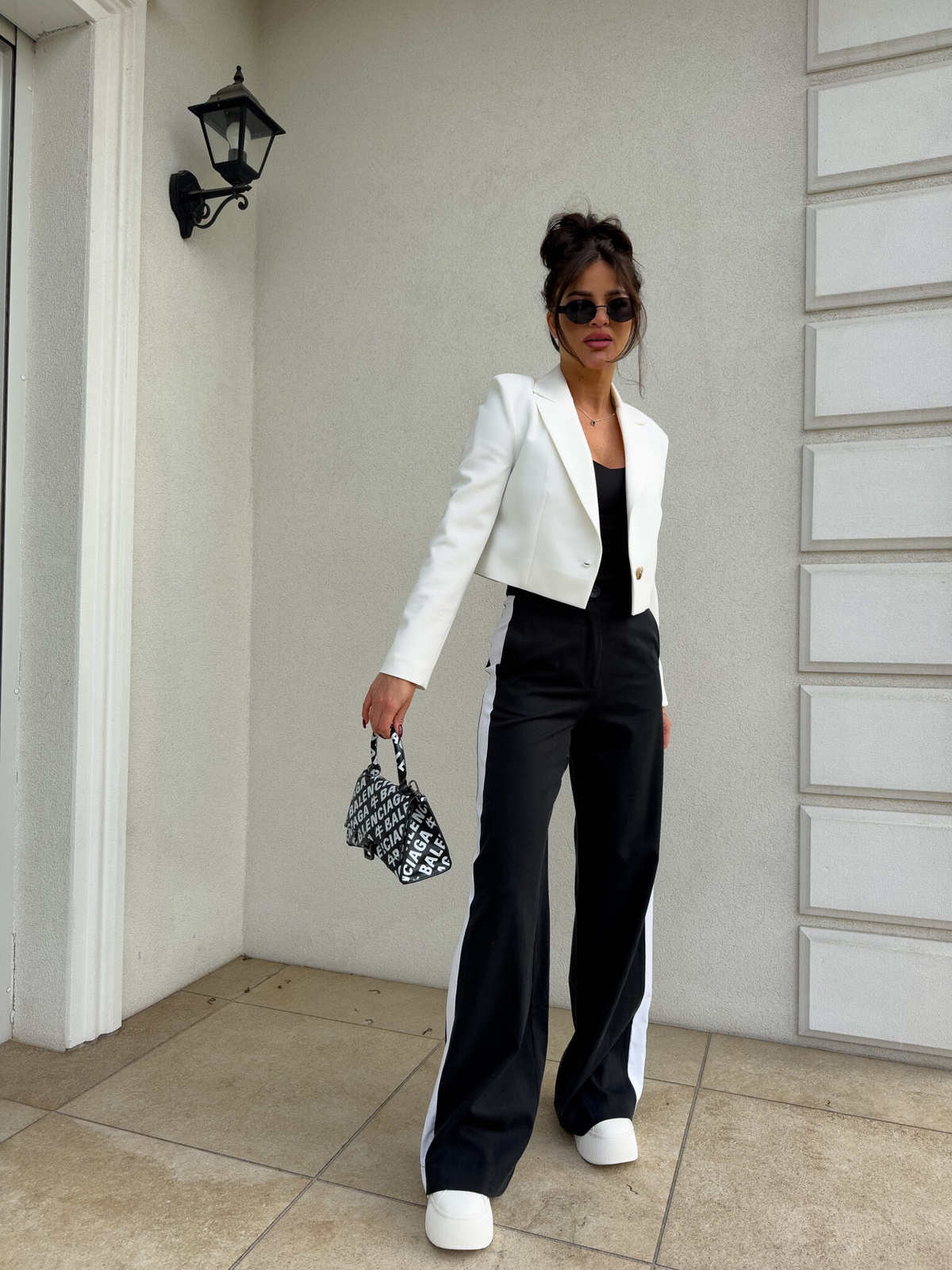 Marynarka SLIM - ecru