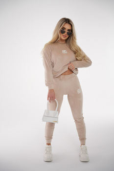 DRES DAMSKI BG LINE WOMAN BRANDENBURG COUTURE | BEŻOWY