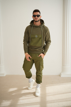 BLUZA MĘSKA BG TRIPPER | KHAKI