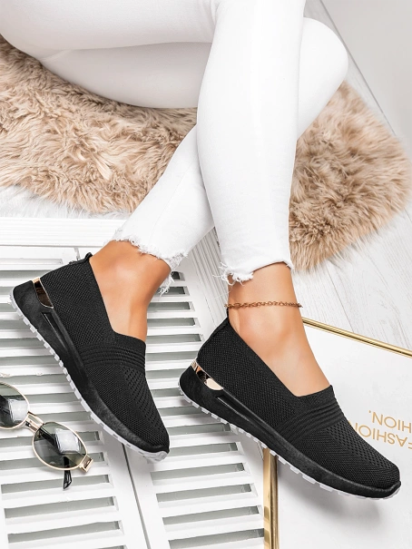Damskie buty sportowe czarne KB210A