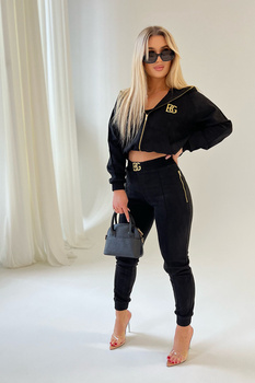 DRES DAMSKI BG NEW ESSENTIAL BRANDENBURG COUTURE | CZARNY