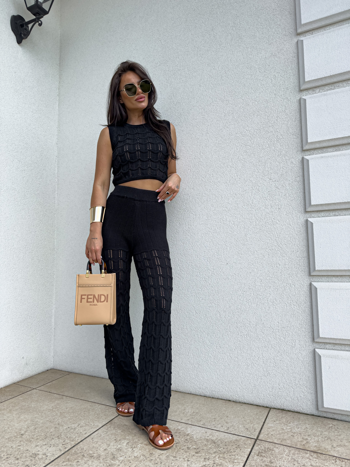 Komplet SANTORINI - czarny