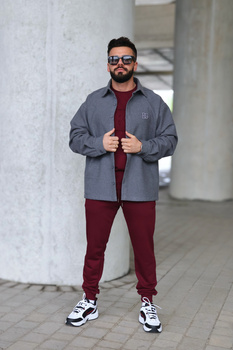 Koszula męska BG Coat | grafit