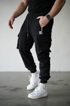 SPODNIE MĘSKIE BG SIGMA | CZARNY