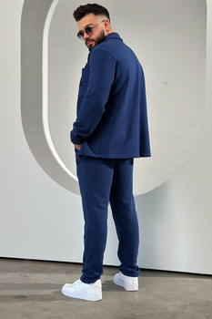 SPODNIE MĘSKIE BG LINE | GRANAT