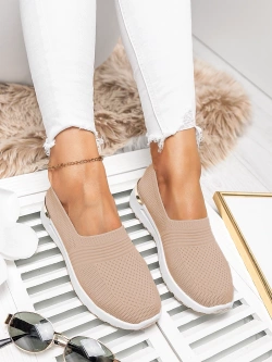Damskie buty sportowe beżowe KB210-63