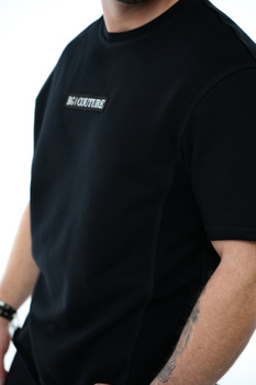 T-SHIRT MĘSKI BG BRANDENBURG LAMAR | CZARNY