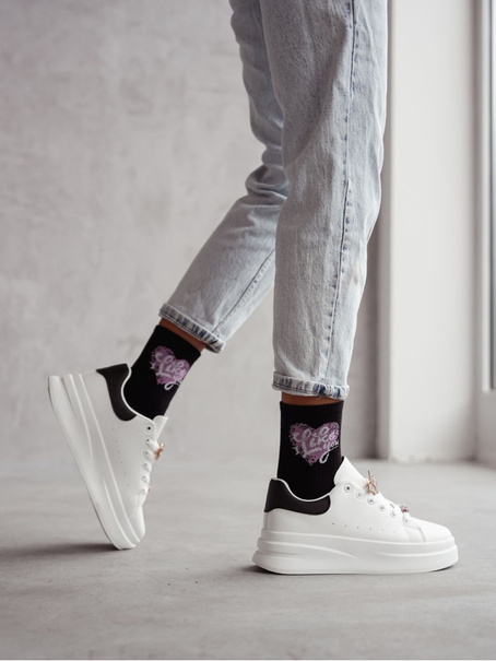 Skarpetki damskie I like you 0200.148, Kolor Czarny, Rozmiar 37-41