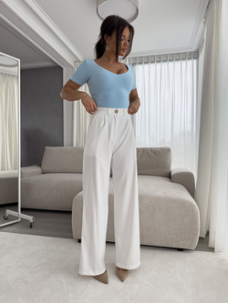 Bluzka UNIQUE - niebieska