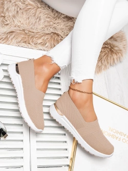 Damskie buty sportowe beżowe KB210-63