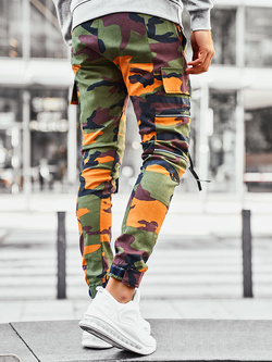 Spodnie męskie joggery moro 11146AOR