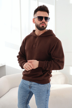Bluza męska BG Ozzy | gorzka czekolada