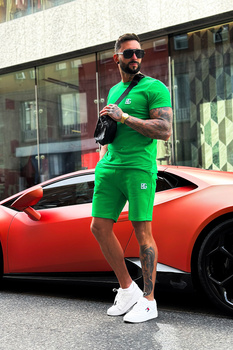 T-SHIRT MĘSKI BG BOND | ZIELONY