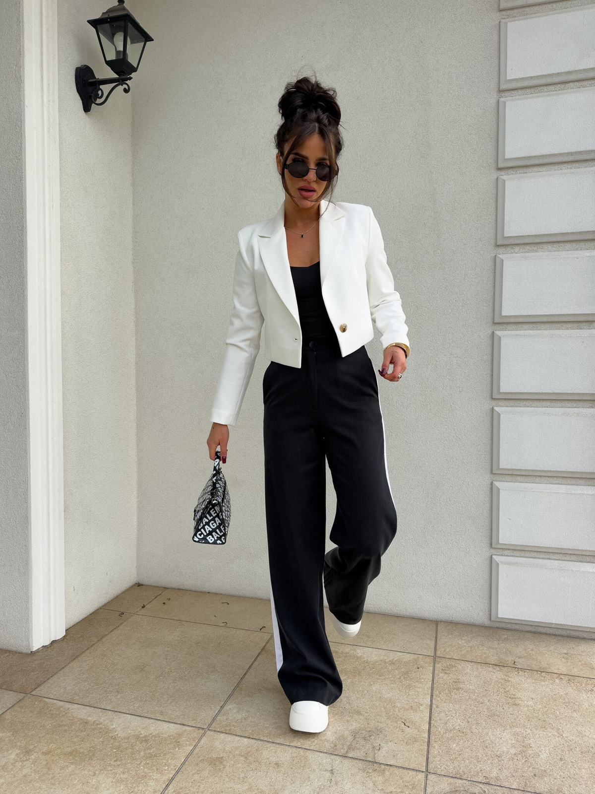 Marynarka SLIM - ecru