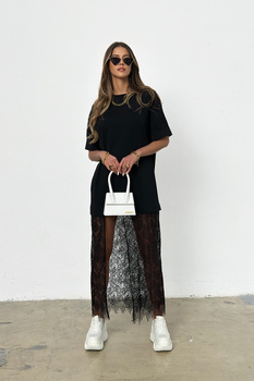 SUKIENKA DAMSKA BG ROCKSTAR | CZARNY