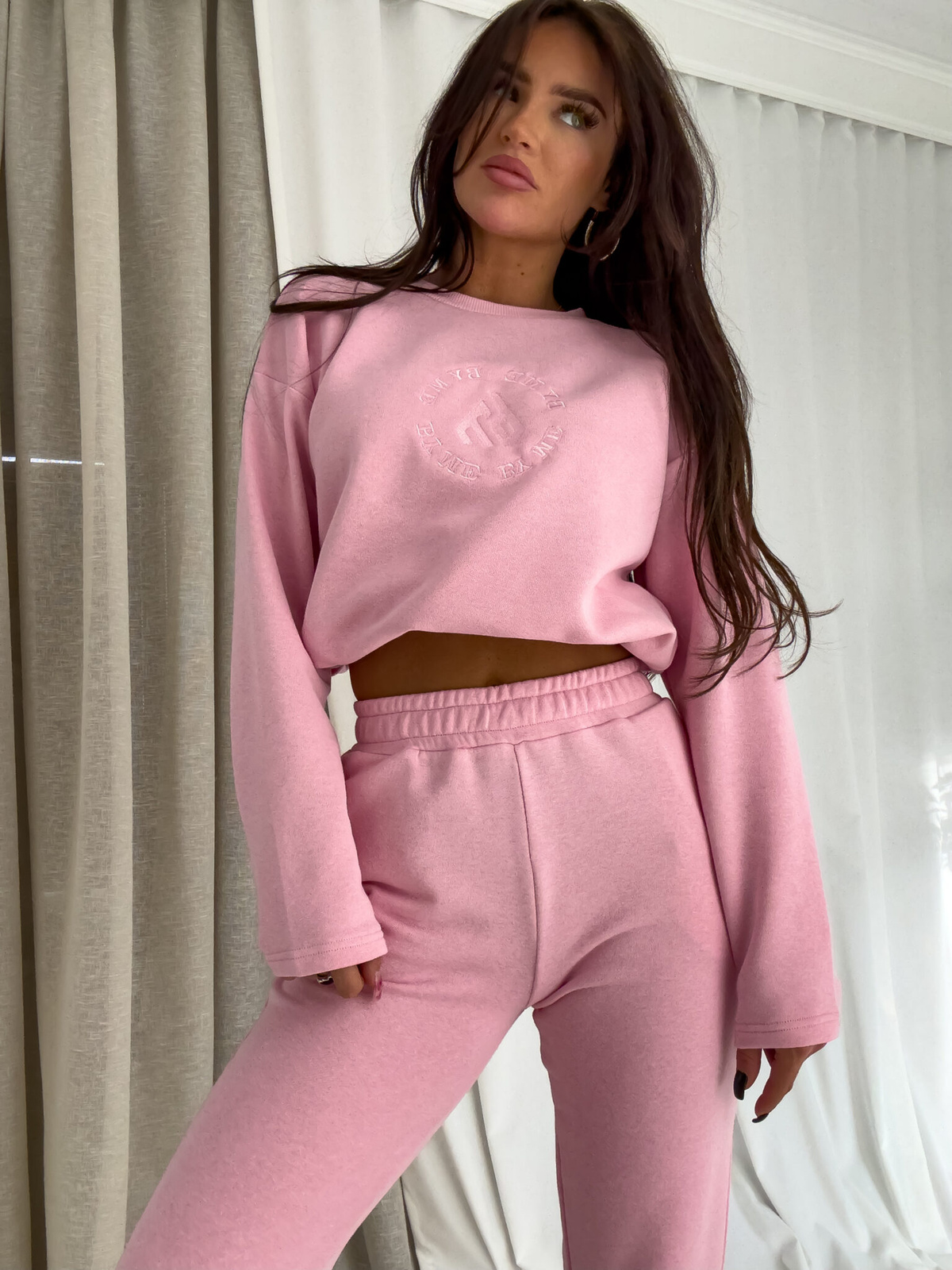 Komplet LOUIS - jasny róż