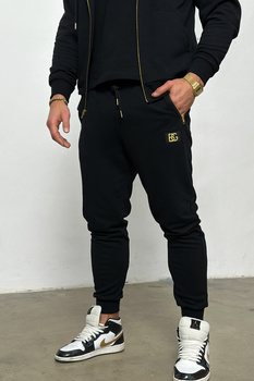 SPODNIE MĘSKIE BG VINCE | CZARNY