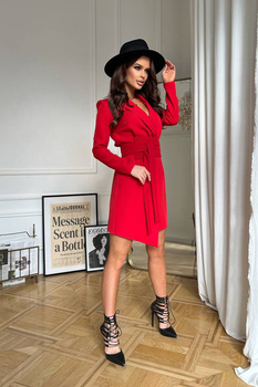 SUKIENKA MARYNARKOWA CZERWONA