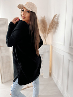 Damski kardigan czarny 42218C