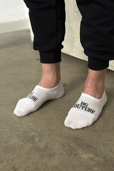 SKARPETY - STOPKI BG MICRO | BIAŁY