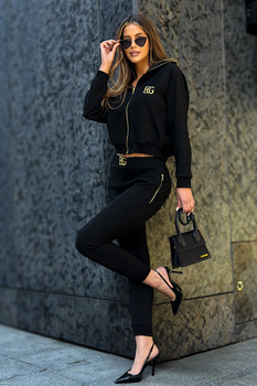 DRES DAMSKI BG NEW ESSENTIAL BRANDENBURG COUTURE | CZARNY