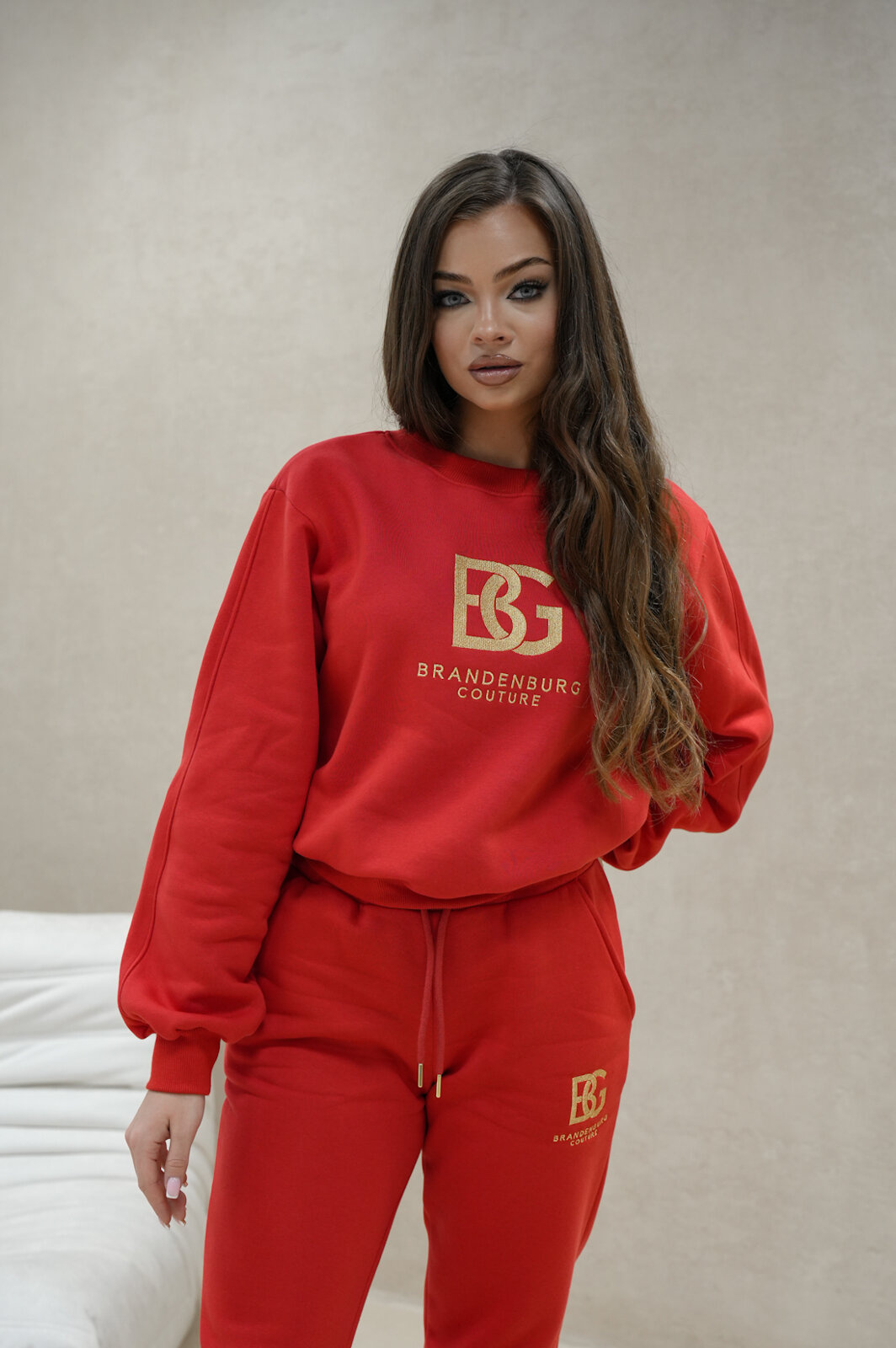 DRES DAMSKI BG CINAMOON | CZERWONY