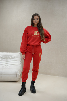 DRES DAMSKI BG CINAMOON | CZERWONY