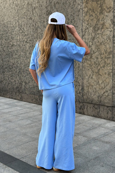 SPODNIE DAMSKIE BG MORNING | NIEBIESKI