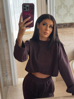 Komplet LOUIS - czekoladowy