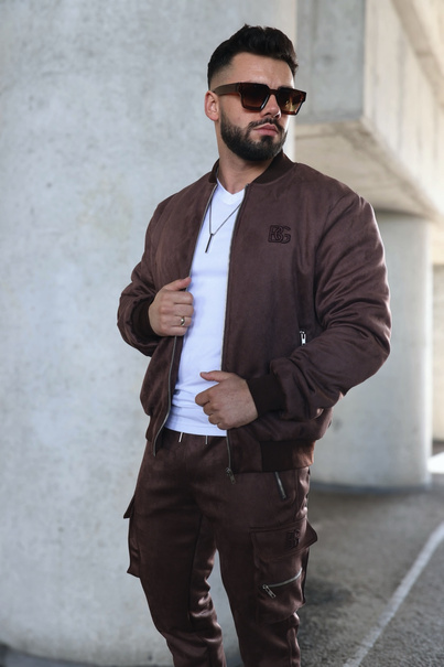 Kurtka męska BG Damon | czekolada