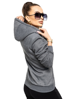 Bluza damska grafitowa W03-5