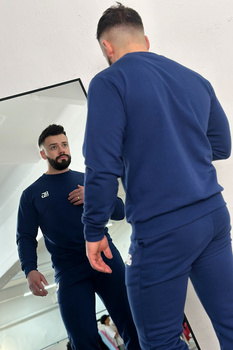 BLUZA MĘSKA BG BASIC | GRANAT