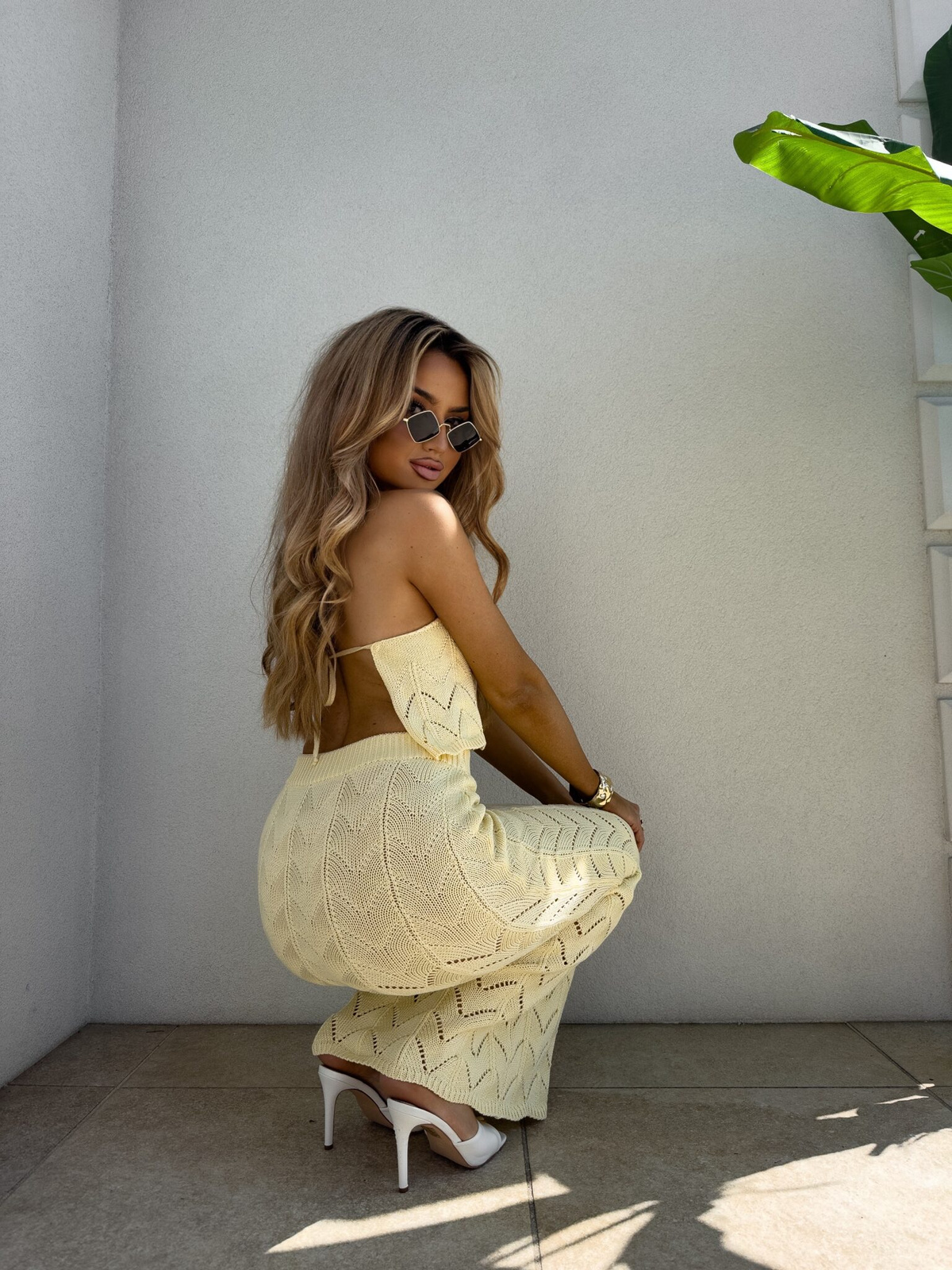 Komplet MARBELLA - bananowy