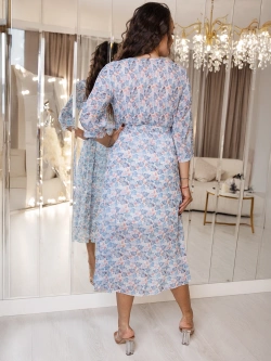 Wzorzysta sukienka midi Alice