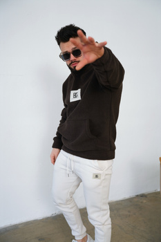 Bluza męska BG North | gorzka czekolada