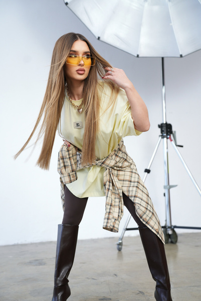 T-Shirt damski BG Only | masełko