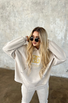 DRES BG ROYAL SUEDE BRANDENBURG COUTURE | BEŻ