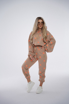 DRES DAMSKI BG BRANDENBURG HOLO | BEŻOWY - POMARAŃCZOWY