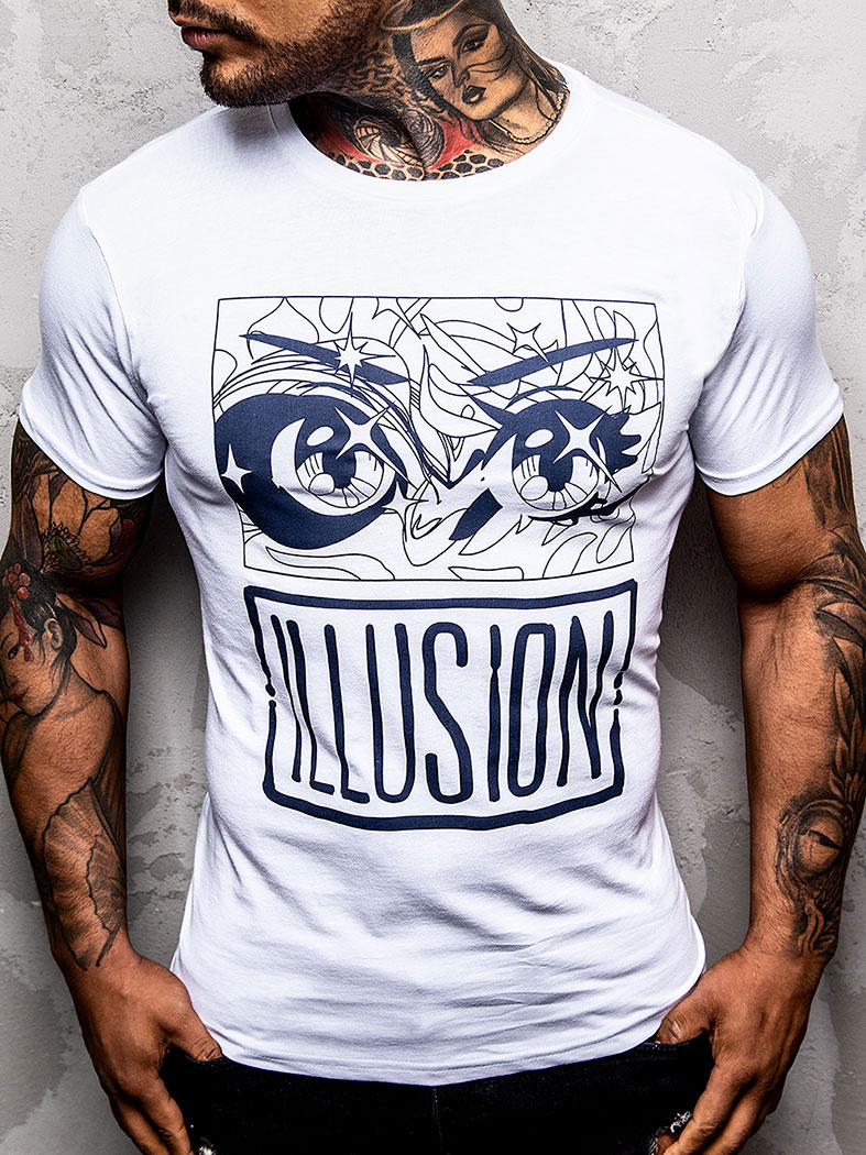 Męski t-shirt z nadrukiem TS171