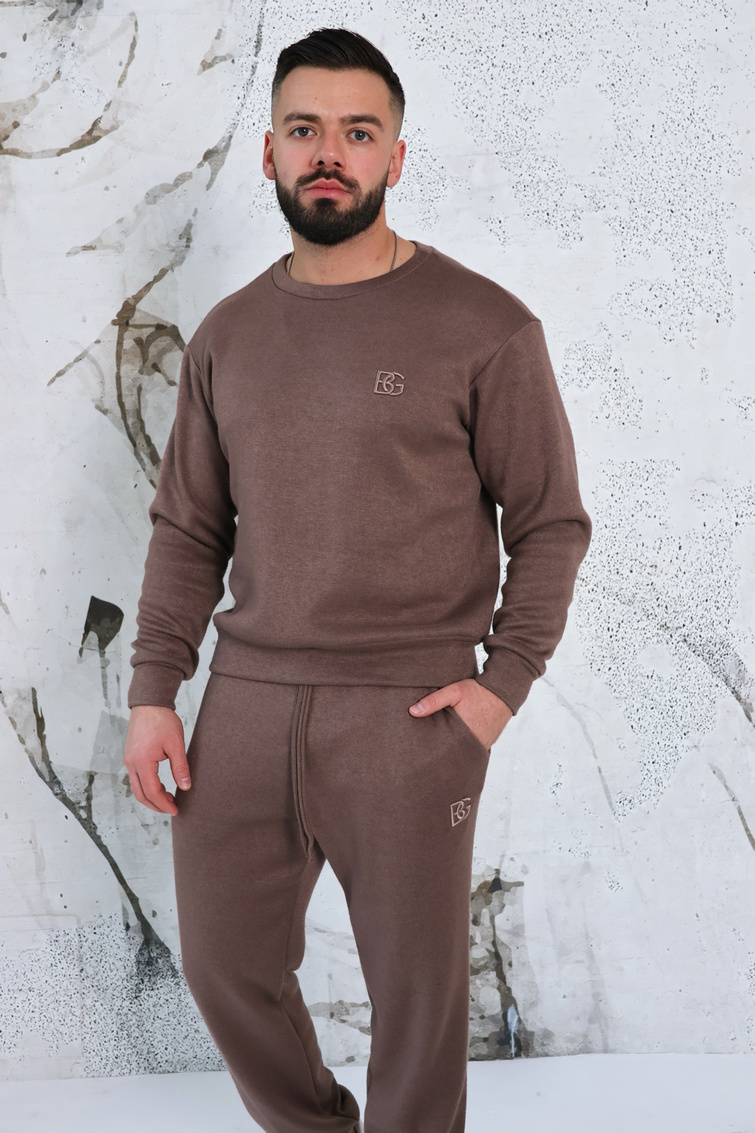 Komplet męski BG Vinci | cappuccino